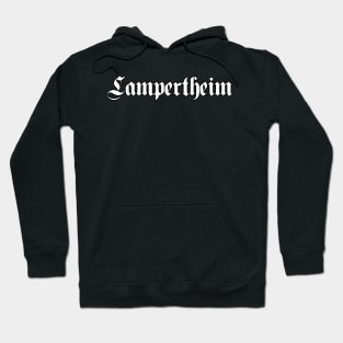 Lampertheim written with gothic font Hoodie